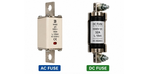 AC Fuse vs DC Fuse: nola funtzionatzen duten, gako desberdintasunak eta tentsio balorazioa